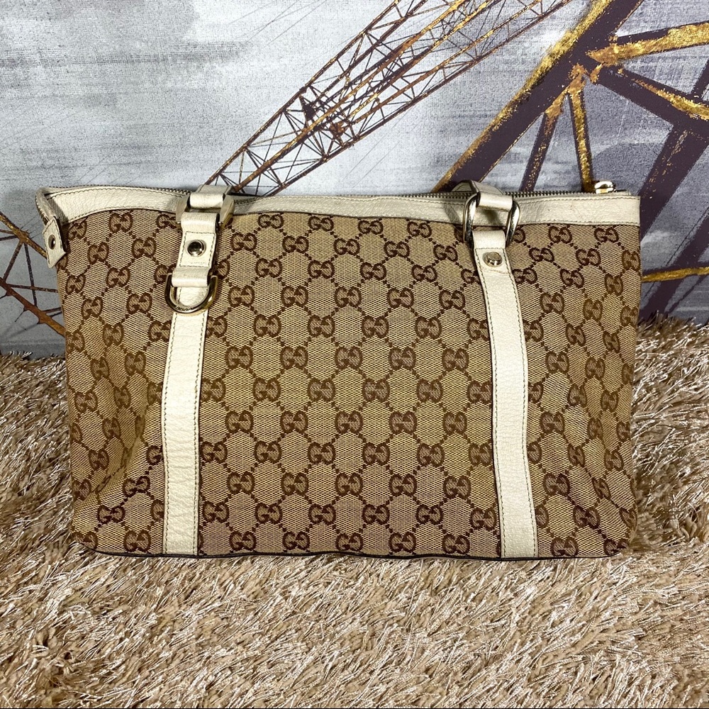 Gucci Vintage Abbey GG D-Ring Shoulder Bag - Picture 12 of 15